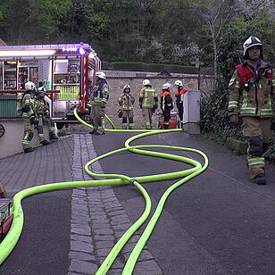 Haus in Zeil am Main brennt – War es Brandstiftung?