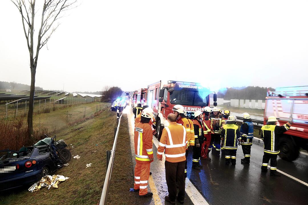 Schwerer Unfall auf A70 bei Wonsees