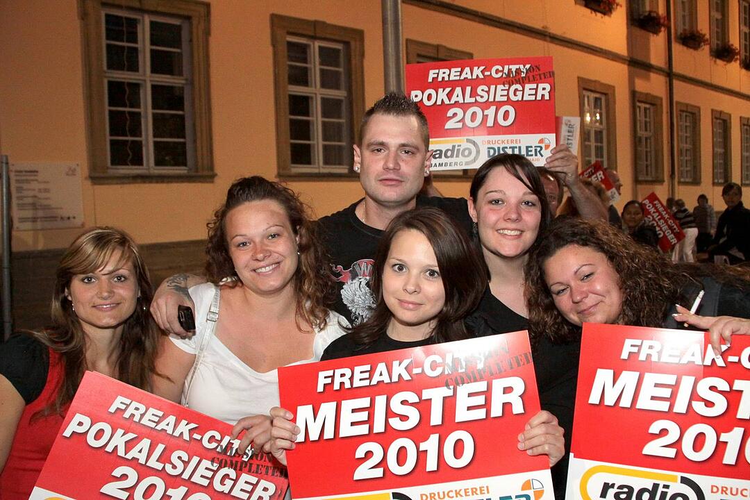 Meisterfeier Brose Baskets Bamberg Maxplatz