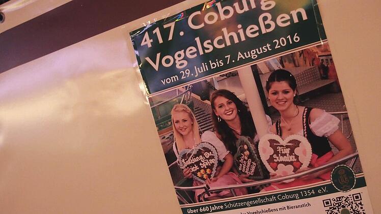 Coburg im Zeichen des 417. Vogelschießens auf dem AngerFoto: Jochen Berger