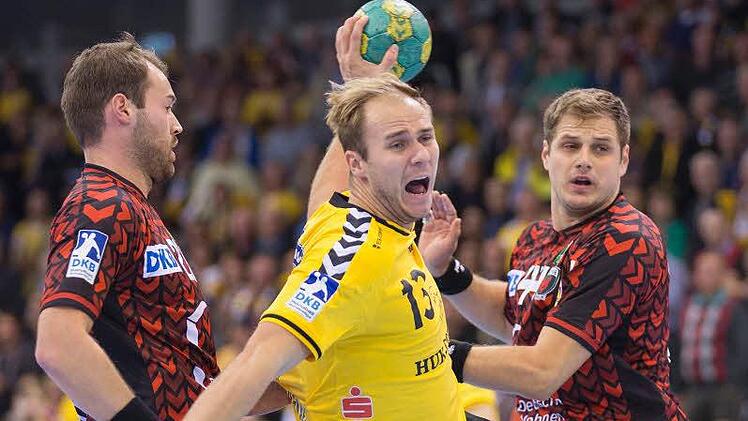 Der Ausfall von Stefan Lex schmerzt den HSC Coburg sehr. Der Linkshänder brach sich im Training den rechten Mittelfuß. Foto: CT-Archiv/Uwe Gick