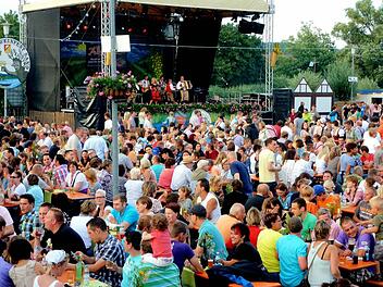 Auch im Jubiläumsjahr 2014 der Winzergemeinde Sand soll das Altmain-Weinfest zum größten Event im Landkreis Haßberge werden.Foto: Alfons Beuerlein