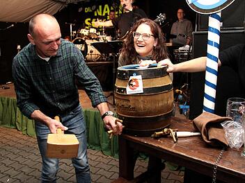 Es dauerte etwas länger, bis der passende Zapfhahn und das passende Bierfass zueinander gefunden hatten.Richard Sänger