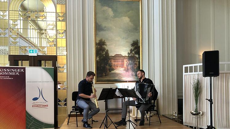 Ein zweites Mal traten das Duo Aliada in Bad Kissingen auf.  Foto: Gerhild  Ahnert