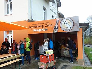 Frankens erster veganer Biergarten in Gräfenberg. Foto: Petra Malbrich