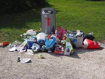 In Marktredwitz sorgen Müllsünder für heftigen Ärger.