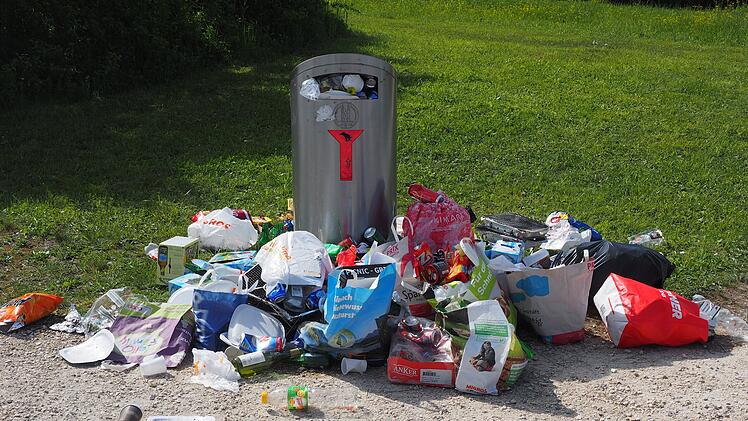 In Marktredwitz sorgen Müllsünder für heftigen Ärger.