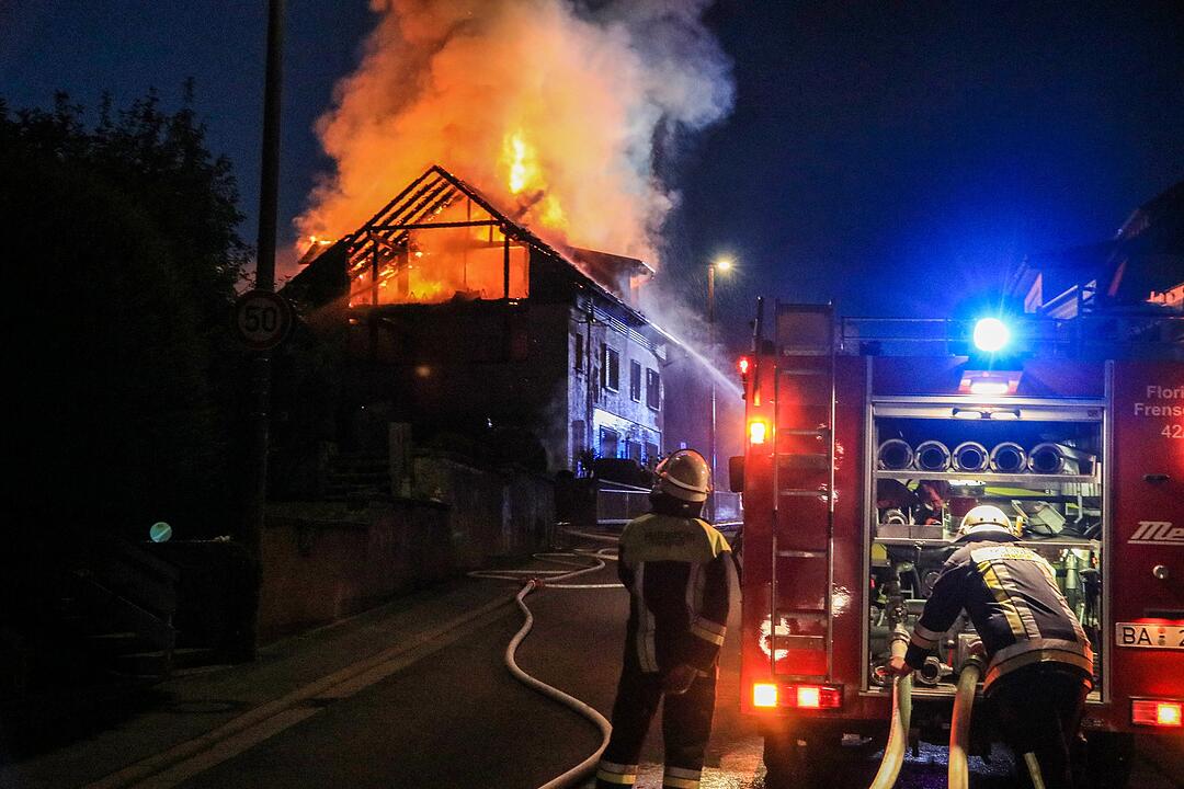 Brand in Frensdorf