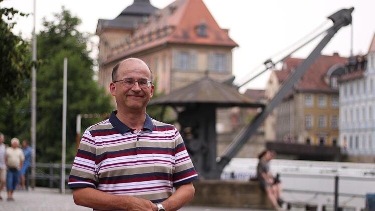 Wo einst fangfrischer Fisch  verkauft wurde, tauchen Interessierte heute mit  Martin Kutz  in die Geschichte der Kommunikation ein: Der "Kranen" ist f&uuml;r Bamberger und G&auml;ste ein Dreh- und Angelpunkt.A. Aures, R. Rinklef
