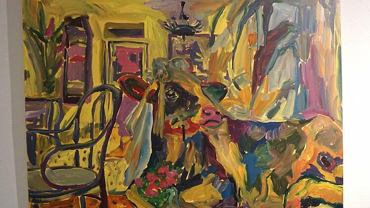 Aus der Ausstellung im Kunstraum   Richard Sänger