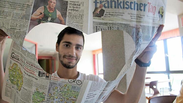 Omar Farouq möchte Aussicht auf Zukunft. Der Fränkische Tag hat ihn besucht.  Foto: Markus Häggberg