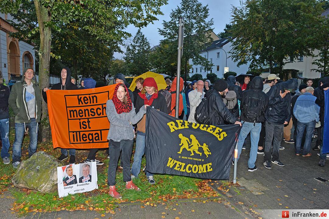 Protest - Viktor Orban zu Gast in Bamberg