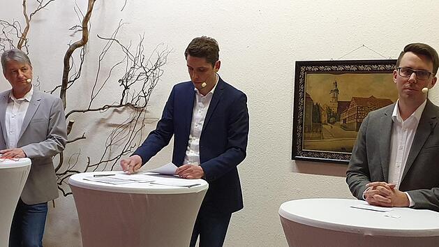Bei der Podiumsdiskussion (von links): Sigi Katholing, Oliver Plewa und Oliver Kern Maria Löffler