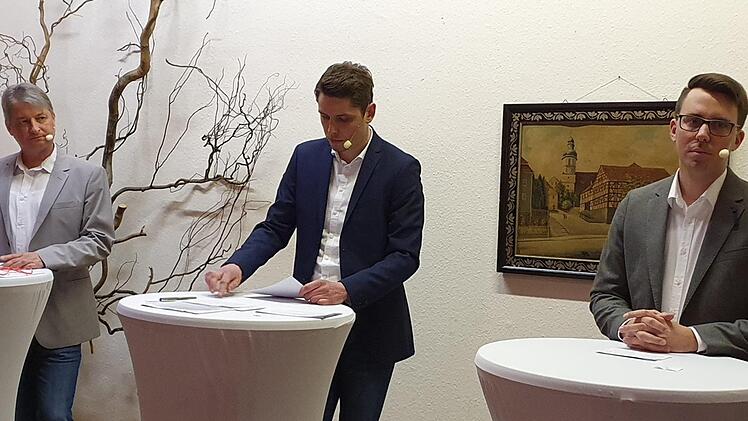Bei der Podiumsdiskussion (von links): Sigi Katholing, Oliver Plewa und Oliver Kern Maria Löffler