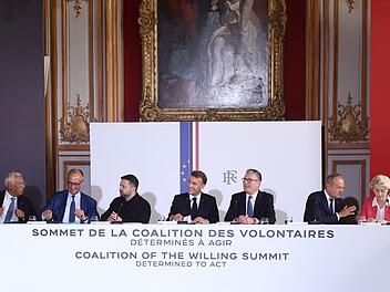 Treffen der sogenannten Koalition der Willigen