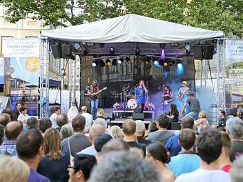 Die Gabelmannbühne auf dem Blues- und Jazzfestival Foto: Riegerpress