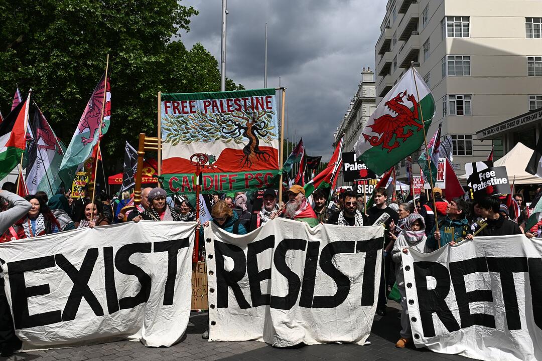 Pro-Pal&auml;stina-Demonstration in London