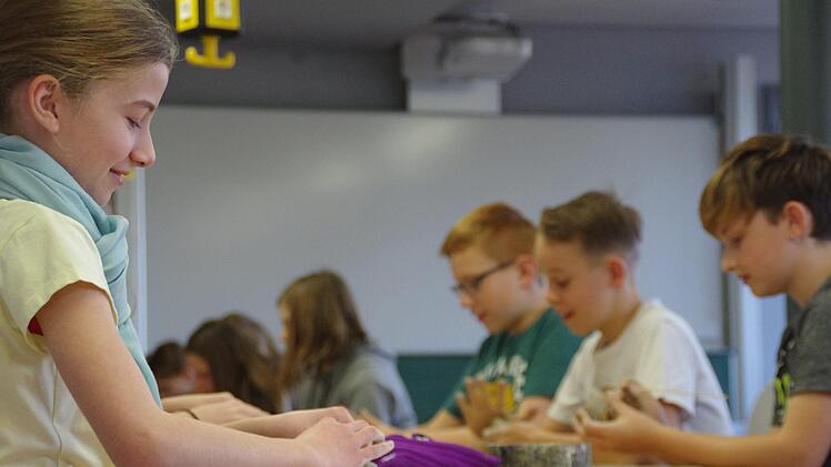 Beim Werkunterricht. Foto: Marco Meißner