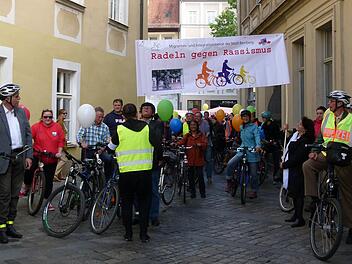 Die Aktion "Radeln gegen Rassismus" ist ein wichtiger Bestandteil der Interkulturellen Wochen.  Archivbild: Marion Krüger-Hundrup