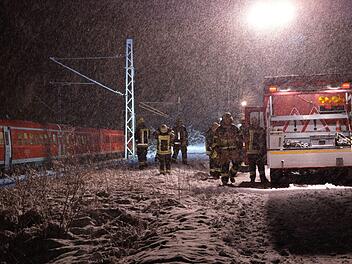Starker Schneefall sorgte für ein Chaos in Mittelfranken. Am Donnerstag sowie in der Nacht auf Freitag war die Feuerwehr 315 Mal im Einsatz. Foto: NEWS5/Grundmann