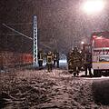 Starker Schneefall sorgte für ein Chaos in Mittelfranken. Am Donnerstag sowie in der Nacht auf Freitag war die Feuerwehr 315 Mal im Einsatz. Foto: NEWS5/Grundmann