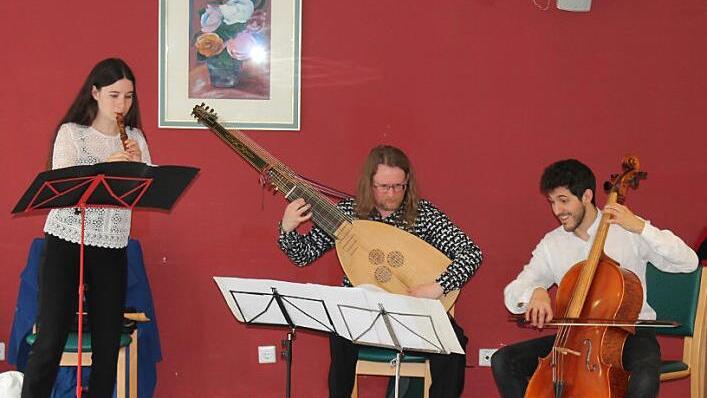 Das Trio L´Arrabiata bei seinem Auftritt in der Fränkischen Schweiz  Foto: privat