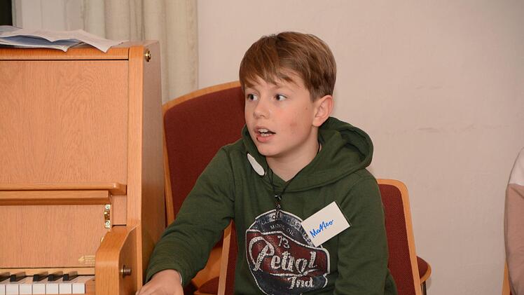 Impressionen von der Probe des neuen DekanatskinderchorsFoto: Dagmar Besand