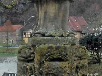 Die Figur des Heiligen Nepomuk an der Stadtbrücke Fotos: Reinhard Löwisch