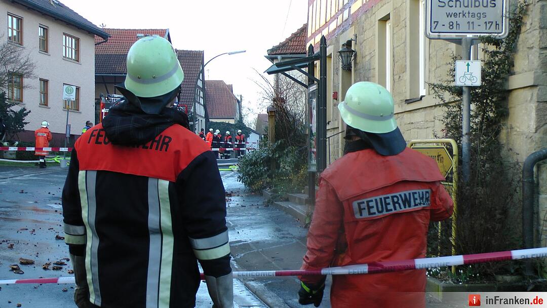Gemeindehaus in Altenmuenster Ortskern niedergebrannt