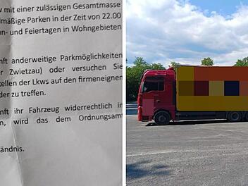 Neustadt: Trucker findet Wut-Brief von Anwohner - "wo soll ich sonst hin?"