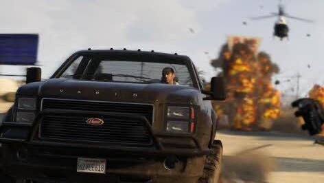 Action wie im Kino: GTA5 bietet wilde Schießereien und Verfolgungsjagden. Foto: dpa/Rockstar Games