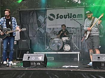 Die Band "Electric Walrus" kam bei den Besuchern sehr gut an. Foto: Helmut Will