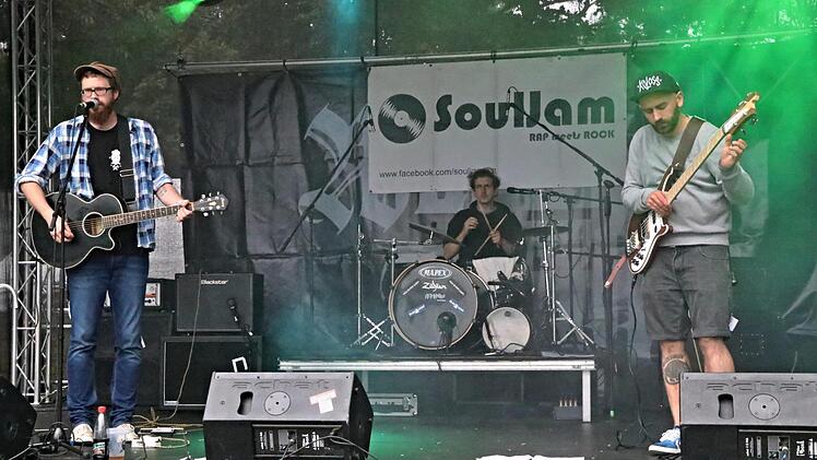 Die Band "Electric Walrus" kam bei den Besuchern sehr gut an. Foto: Helmut Will