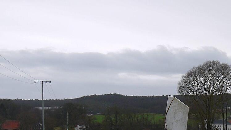 Überflutete Straßen und Wiesen im Itzgrund Foto: Berthold Köhler