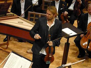 Designer des italienischen Landlebens: David Garrett spielte die "Vier Jahreszeiten" von Antonio Vivaldi. Foto: Ahnert