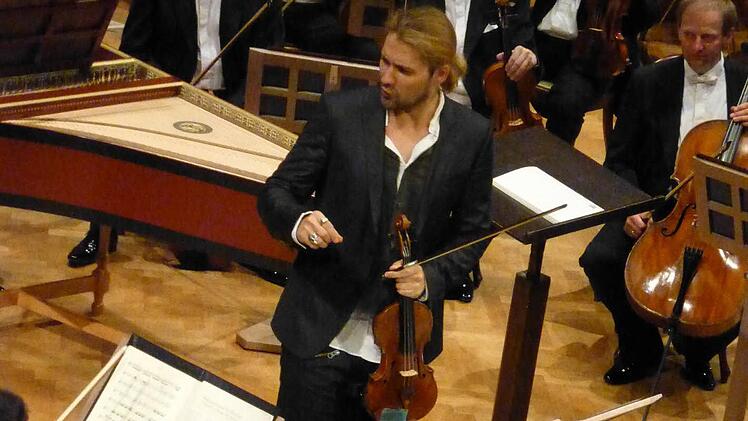 Designer des italienischen Landlebens: David Garrett spielte die "Vier Jahreszeiten" von Antonio Vivaldi. Foto: Ahnert