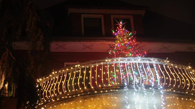 Weihnachtlicher Lichterglanz in Kulmbach Foto: Jürgen Gärtner