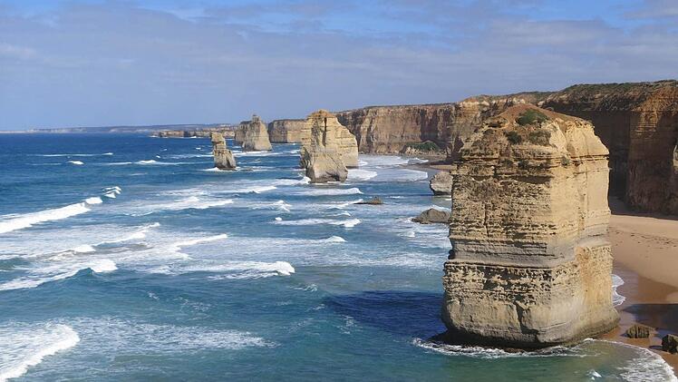Die zwölf Apostel der Great Ocean Road an der Südküste Australiens