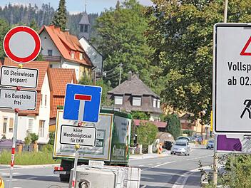 Mehrere große Baustellen beeinträchtig(t)en den Verkehrsfluss im Landkreis Kronach. Foto: Archiv FT