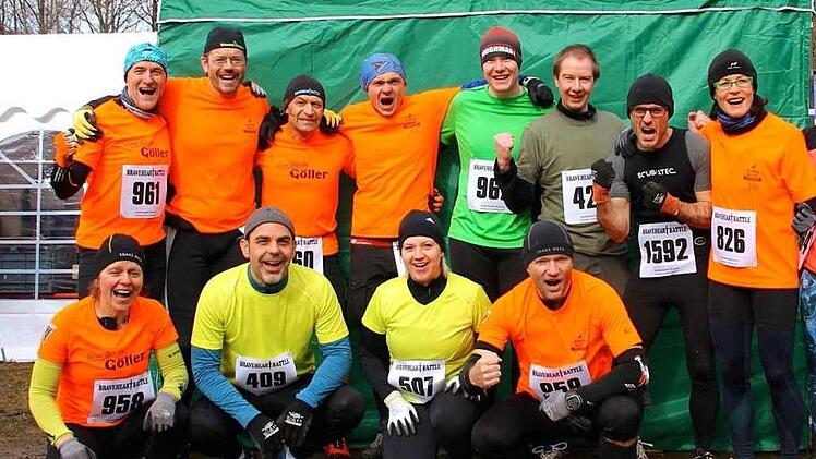 Die Teilnehmer der LG Veitenstein waren glücklich, das Ziel zwar erschöpft, aber wohlbehalten erreicht zu haben.