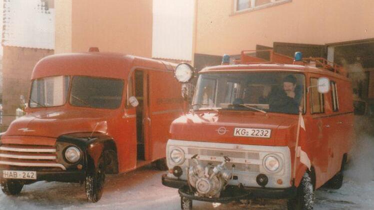Das  LF 8. Archiv Feuerwehr Frankenbrunn