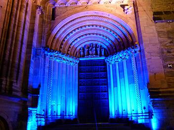 Wer zur Bußfeier am heutigen Abend in den Bamberger Dom möchte, sollte durch die Gnadenpforte gehen, die "Heilige Pforte" im "Jahr der Barmherzigkeit". Archivfoto: Marion Krüger-Hundrup