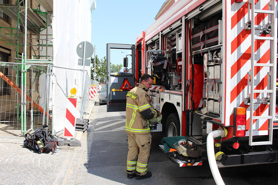 Fürth: Brand auf dem Dach des Landesamtes für Statistik