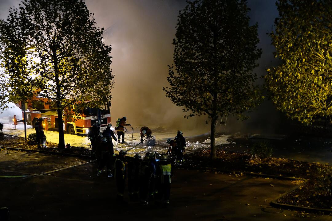 Nürnberg: Lidl brennt
