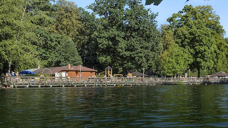 Das idyllisch gelegene Hainbad in Bamberg, offiziell trägt es den Namen "Hainbadestelle" Foto: Stadtwerke Bamberg