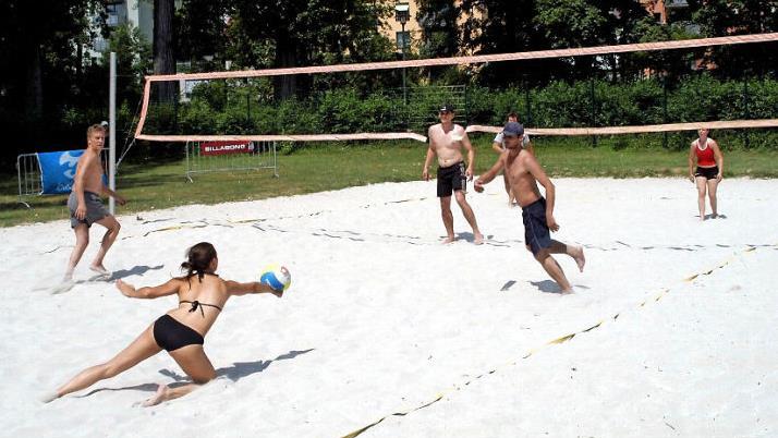 Bürger haben ein Beach-Volleyballfeld am Freizeitzentrum ins Spiel gebracht.  Symbolbild: Archiv