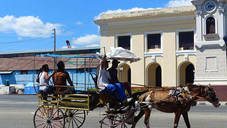 Auch das ist Kuba: Umweltfreundliches 1-PS-Taxi.