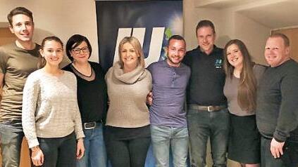 Vorstand der JU Ahorn (von links): Kevin Raab, Laura Sollmann, Nicole Bohl, Antonia Klyn, Marcel Trost, Alexander Zech, Elisabeth Funk sowie Alexander Schubert  Foto: privat