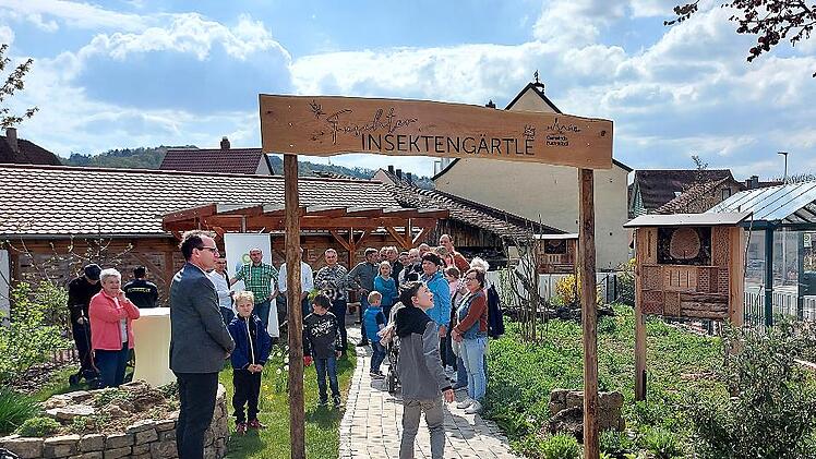 Einweihung des Fuschter Insektengärtles.