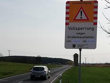 In den Osterferien wird die Kreisstraße zwischen Lonnerstadt und Unterwinterbach gesperrt. Foto: Paul Frömel
